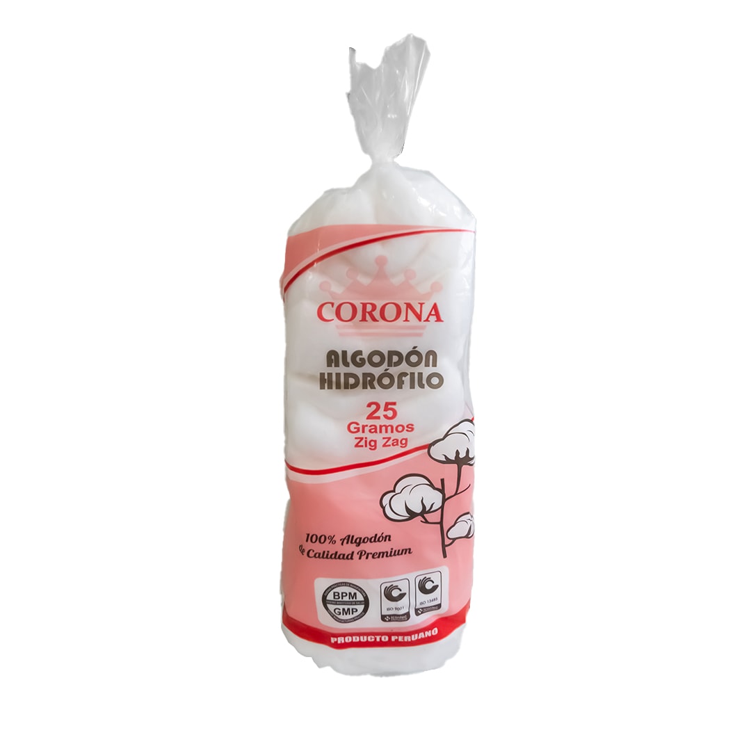 ALGODON HIDROFILO CORONA DE 25 GR