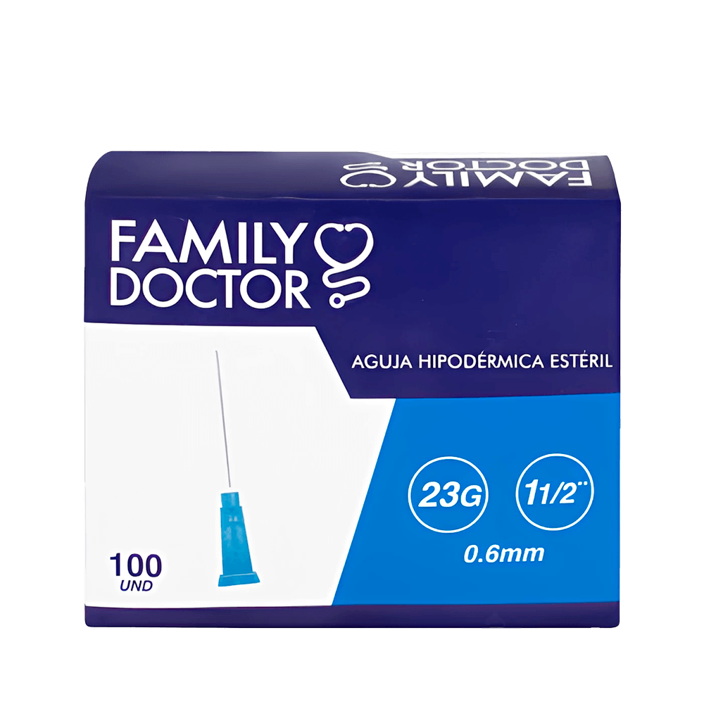 AGUJA HIPODÈRMICA ESTERIL 23 G x 1  1/2