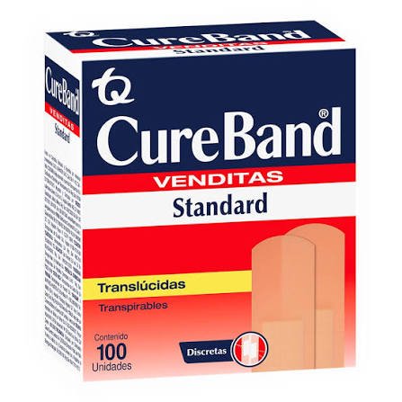 CURITAS CURE BAND ( VENDITAS TRANSLUCIDAS )